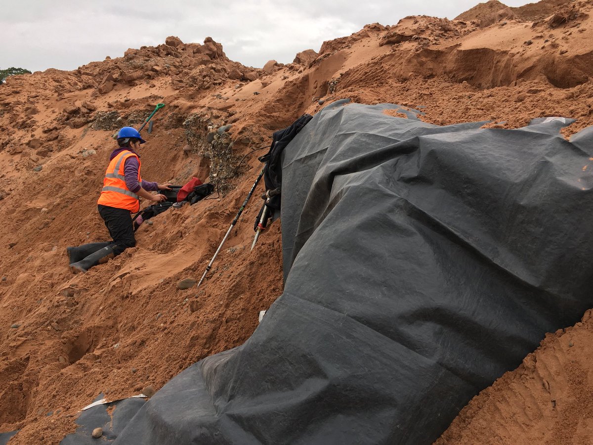 rchiverrell's tweet photo. Nice day out with @HelenRobertsOSL and @AberQuaternary at Condover and Wood Lane (Ellesmere) quarries sampling proglacial sediments and viewing the new exposures and collected some presents for friends.... #mudandsand https://t.co/iPx8pD64m6