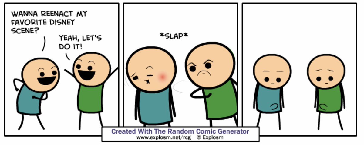 Cyanide Happiness on Twitter: "Use the Random Generator to tell us how your week is going #RCGme! https://t.co/ZDFMzobdN1 https://t.co/fHHreDhDNH" / Twitter