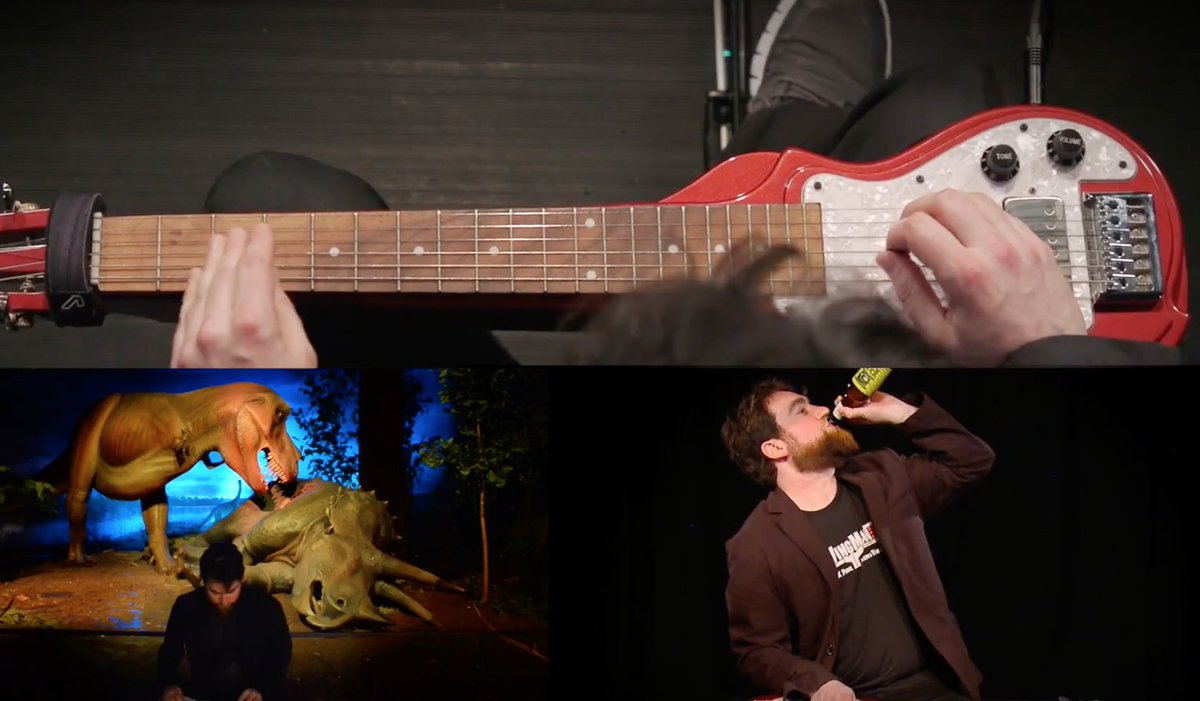 GuitarPlayerNow's tweet image. Watch @Velocihamstr transform his lap steel into a metal machine—complete with palm muting and breakneck solos. bit.ly/2wtIgU1