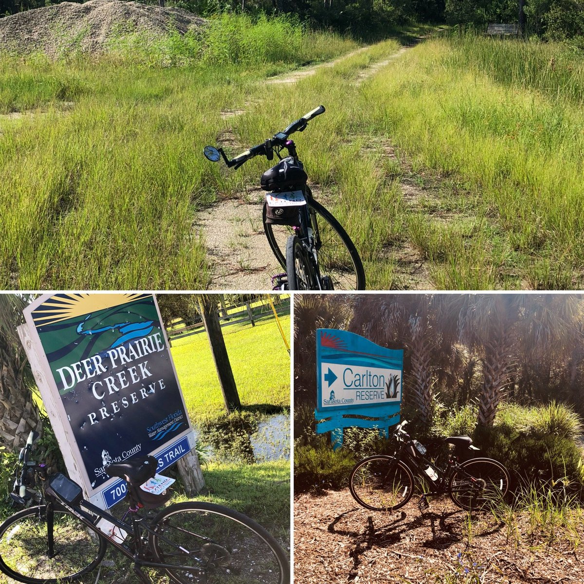 Legacy_Trail's tweet photo. One of these locations is the possible connector between North Port and the Legacy Trail! Don’t forget to vote for the November 6 Referendum! #extendthetrail #NorthPort #sarasotacounty #deerprairiecreekpreserve #carltonreserve #biketrail #VoteYes https://t.co/UwYyERJ9E5