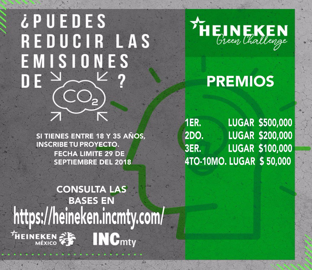 AnahuacOaxaca's tweet photo. ¿Se te han ocurrido ideas para tener un mejor planeta?¡Checa esta convocatoria de emprendimiento ambiental! https://t.co/pcCIwhydxN ¡Participa! El reto consiste en reducir el CO2 de la atmósfera ¿Qué harías para lograrlo?
@StartupOaxaca @IODEMC_GobOax https://t.co/Y95IARkybp