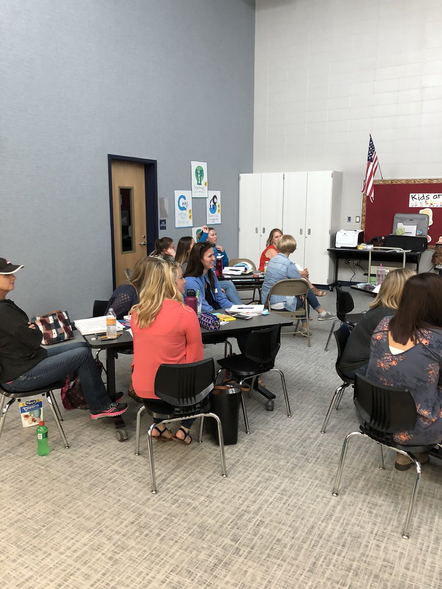 albprimary's tweet photo. Today, staff participated in ENVoY training. A system of classroom management that incorporates non-verbal communications. #APgreats https://t.co/LeQ30D5HZK