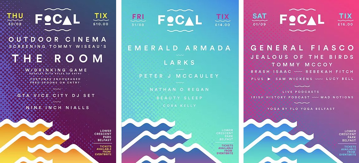 Enjoy three days of #BelfastMusic at <a href="/FocalFestival/">Focal Festival</a> in Lower Crescent Park this Thursday to Saturday​, along with an outdoor cinema, yoga sessions &amp; food &amp; drink tastings too! ow.ly/OMDB30lAyI1 <a href="/ourbelfastmusic/">Belfast City of Music</a>