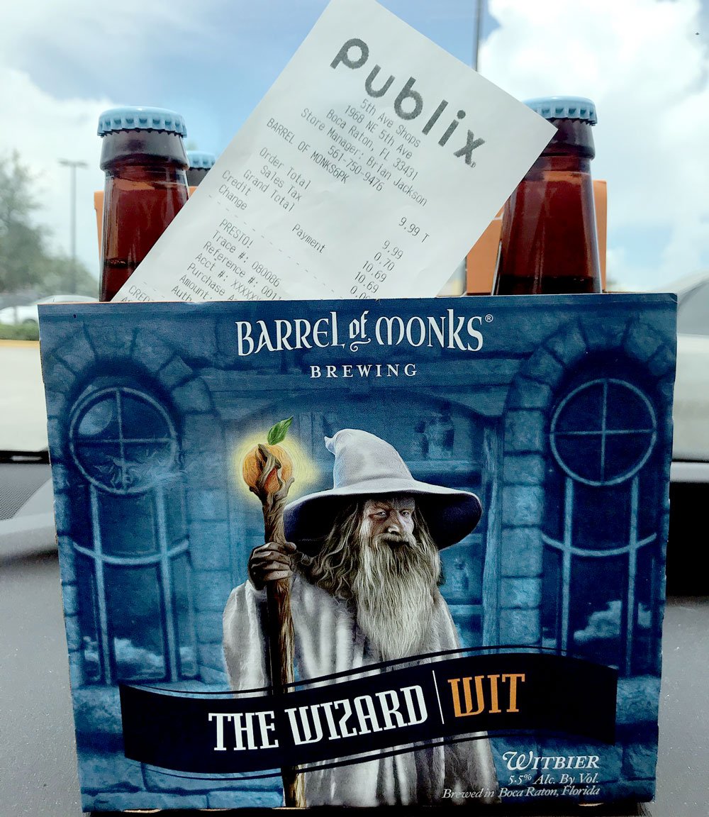 BarrelofMonks's tweet photo. Keep a look out for The Wizard Wit at a Publix near you. Take a photo and tag us when you get it. This one was picked up at 5th Ave. Shops in Boca Raton.
#BarrelofMonks #WizardWit #BocaRaton #Drink561 #SoFloBeer #Broward #SouthFlorida #Publix https://t.co/OFzktDON0E