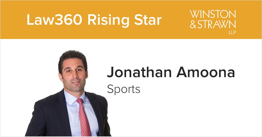Jonathan Amoona is a 2018 <a href="/Law360/">Law360</a> Rising Star! ⭐️ Learn more about his practice and how his passion for sports earned him a top spot on this year’s list ow.ly/3RlZ30lAIBD  <a href="/SportsLaw360/">Sports Law360</a> #sportslaw