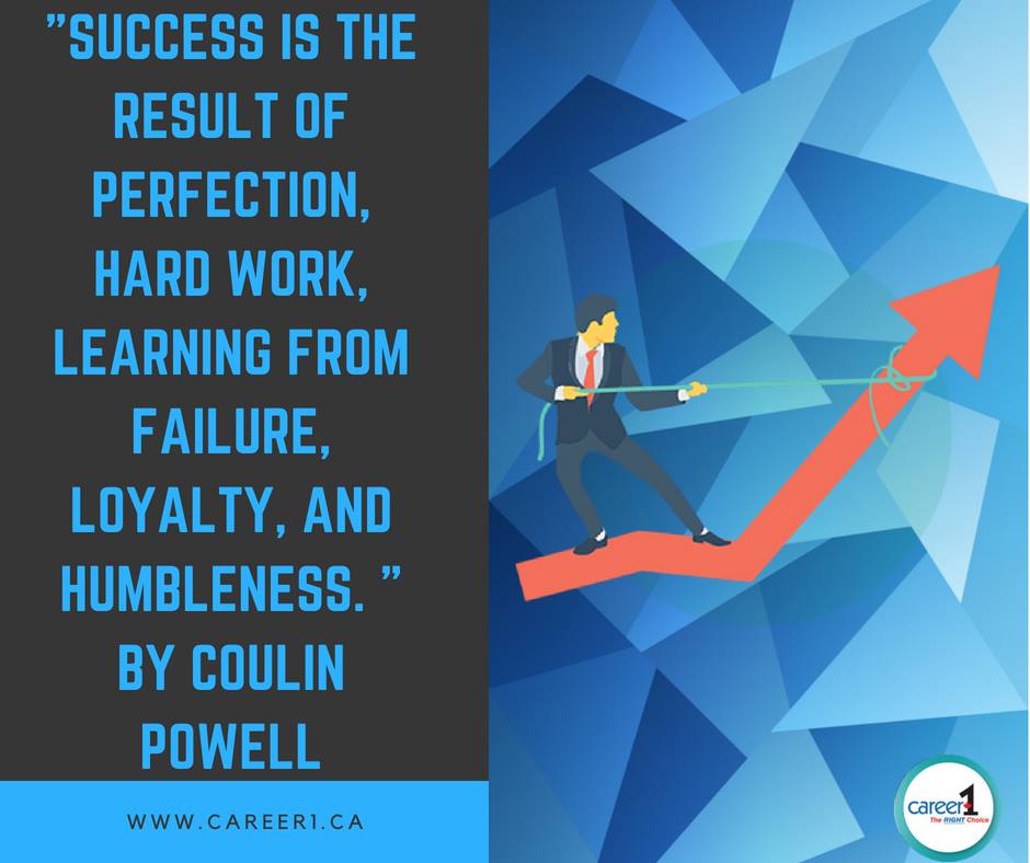 Career1_group's tweet photo. 📍IT'S WEDNESDAY, AND IT MEANS "JOB INSIGHT"📍
"Success is the result of perfection, hard work, learning from failure, loyalty, and humbleness" by Coulin Powell
Stay tuned with Career1 to get more fresh content!
#brampton #quotes #jobinsight #proverb #career1 #missisauga #jobs https://t.co/1YSyS34BhI