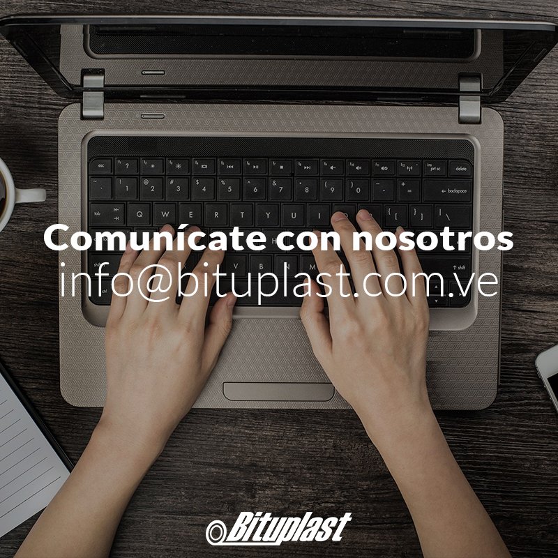 Comunícate con nosotros a través de nuestro correo electrónico info@bituplast.com.ve para cualquier requerimiento de información.

¿En qué podemos ayudarte?

#Bituplast #MantoAsfaltico #WaterproofingMembrane #Roofing #ContactoBituplast