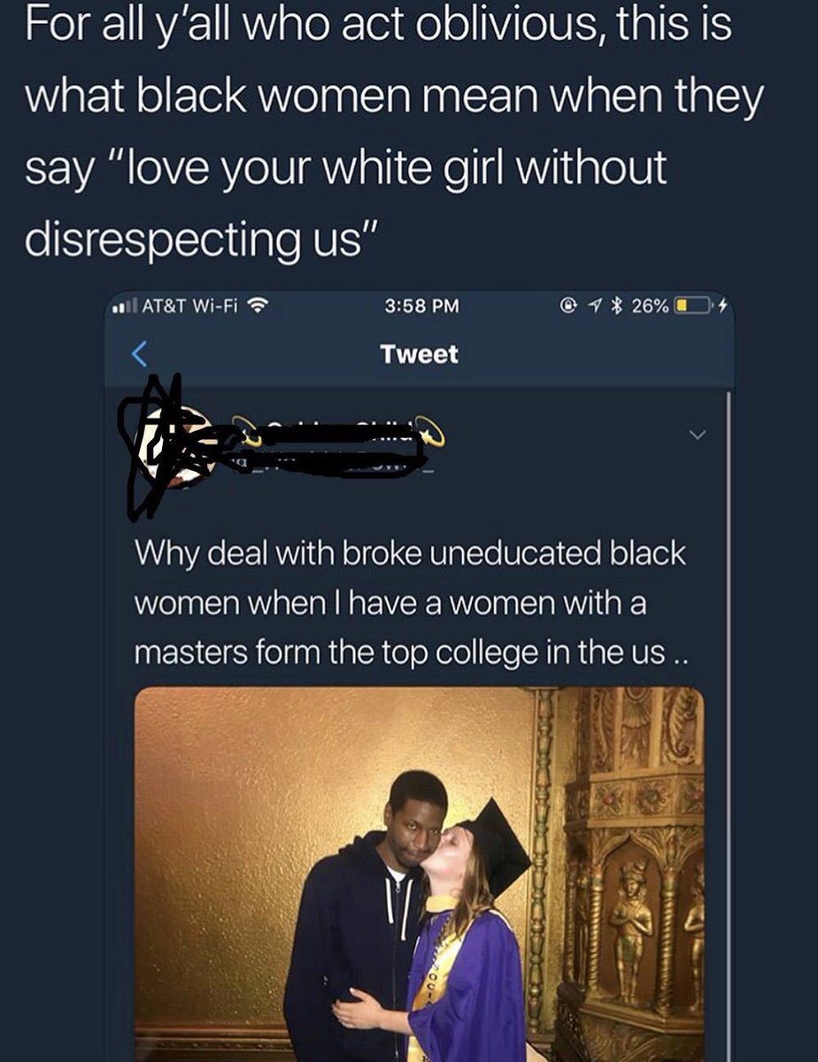 DeWesternized's tweet photo. @spadeyogi @AsianMovement @thelizchoi @kulturewatchdog Asian women that date exclusively white men are the problem. Asian women that are open to dating Asian, Black, and Latino men are not the problem. No amount of gaslighting on your part counters this argument. https://t.co/Q4hlitcpqz