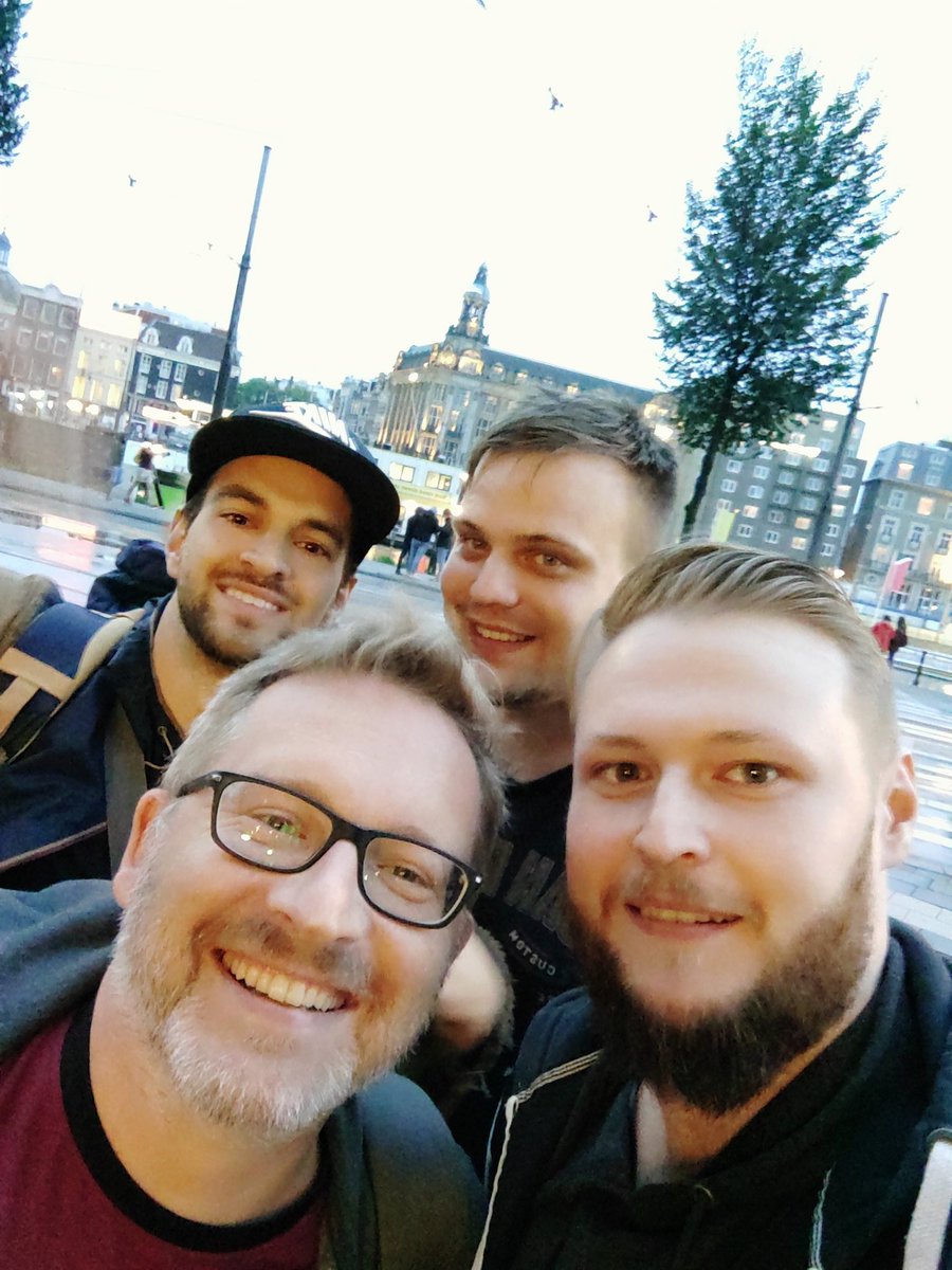 The boys are back in town!
#Amsterdam #LaraconEU