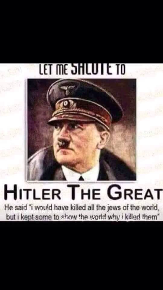 SumairaFatima10's tweet photo. #HitlersHoloCaustWasCorrect https://t.co/anSJefP09r