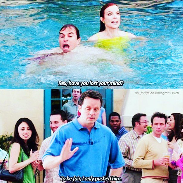 rogerbartoffic's tweet photo. The things we do for work. #poolparty #desperatehousewives #rexvandecamp #georgewilliams #steveculp #breevandekamp #marciacross #swimming https://t.co/3pQfO7mtgH https://t.co/pF5OIByMfk