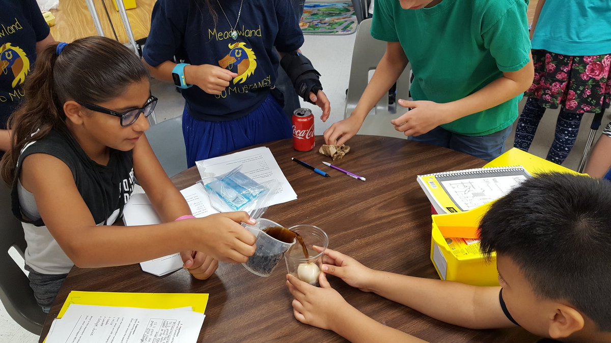 JessicaBurdick7's tweet photo. Scientific method experiment....we love the iLab! @MustangRaines9 @MeadowlandElem https://t.co/3ijbgLjJ89