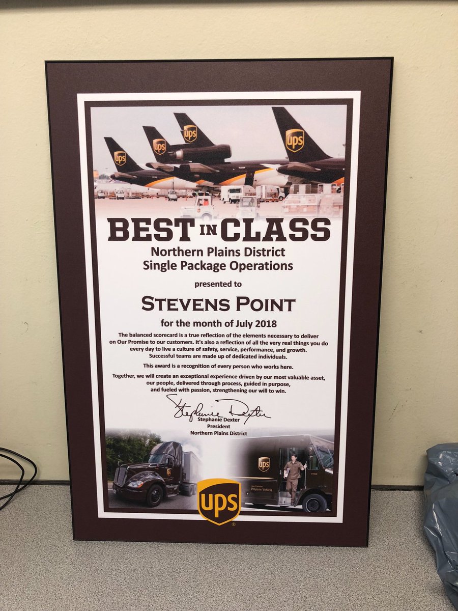 King529S's tweet photo. When everyone works as a team great things happen. 
#NP_UPSers #methods           #StevensPointStrong @ZuikerPatrick @jason_lindell @jcaldwell1995 @TimPope007 https://t.co/AtfANofK1E