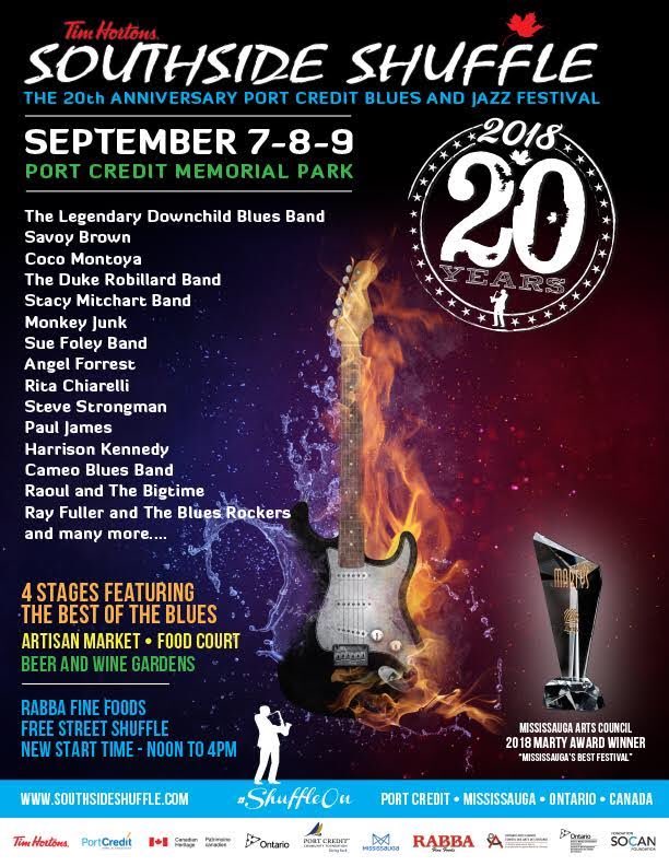 ssshufflepc's tweet photo. You won’t want to miss this amazing lineup as the best party returns to #PortCredit next week! We are celebrating 20 years strong with 4 stages of live bands ALL WEEKEND LONG- see you there! 💃🏽🎸🎹🎼🍷🍻 #ShuffleOn #bluesfestival https://t.co/INQcBv6f9v
