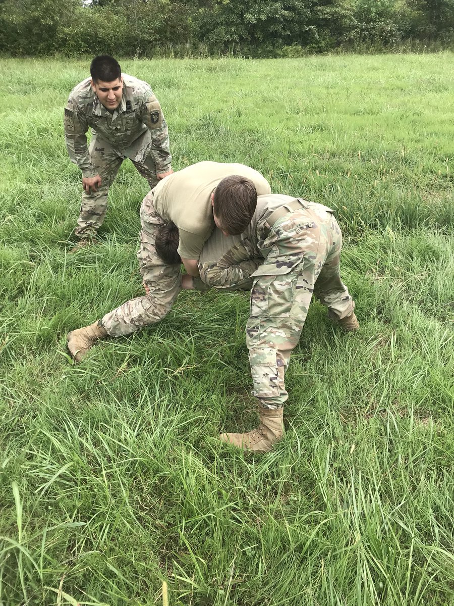 W_CFistPLT's tweet photo. White Currahee Fire Supporters needed to release some aggression while in the field! #3rdBDEbestFiST https://t.co/CudYDmzof9