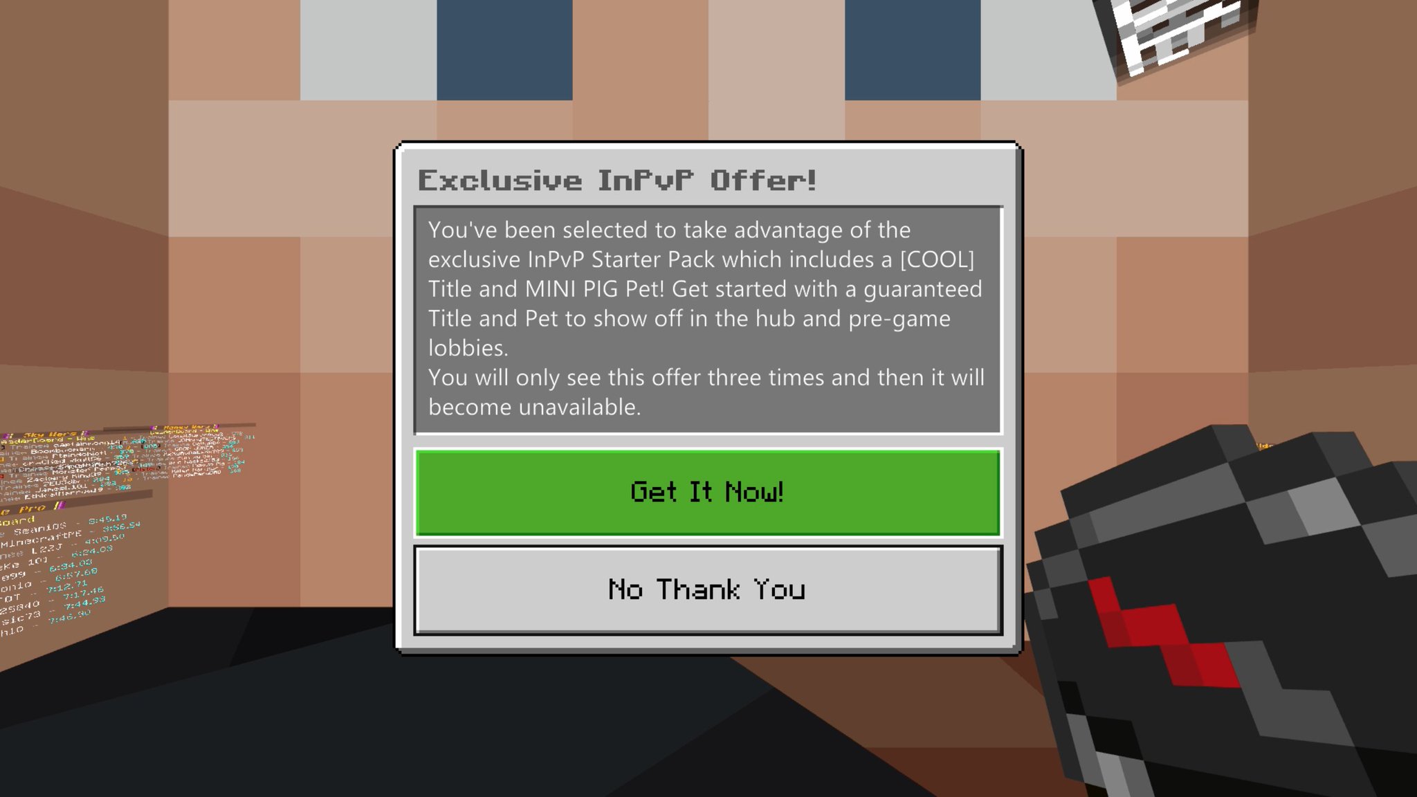 Stampy Cat on Twitter "How about this popup when logging