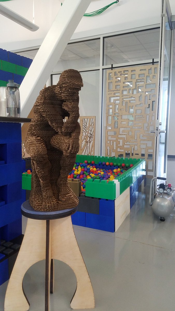 WCoots27's tweet photo. While leaving, it was clear that @ndideacenter employees are happy.
Easy to do when there's a ball pit in your office!
Thanks again for having @ND_JED out to visit!
#ideacenter #ndstartup #ndideas #innovation https://t.co/DPxBaXD1Mx