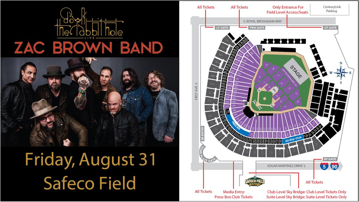 Foo Fighters Safeco Field Seating Chart