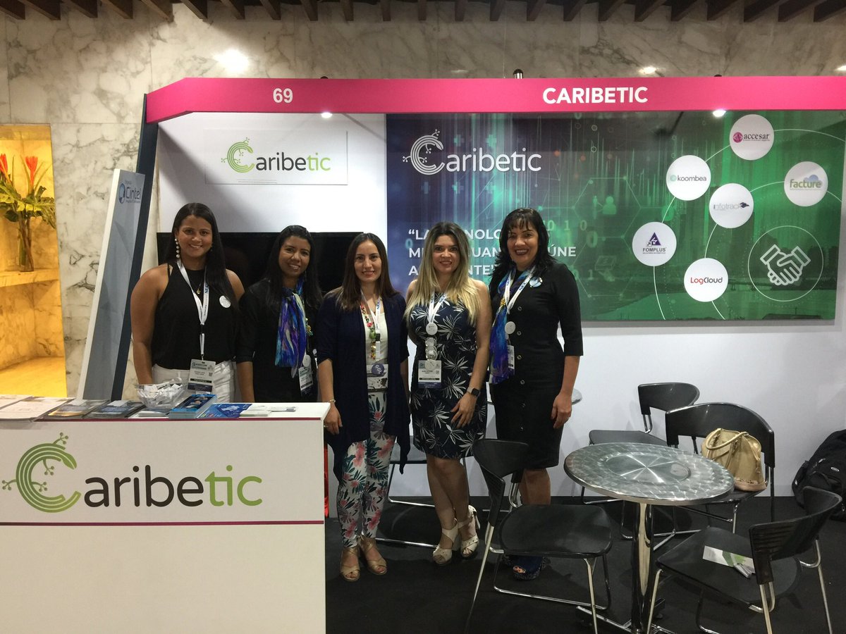 joannaprieto's tweet photo. Los invito a pasarse por el Stand de @Caribetic y conectarse con las soluciones en innovación, ciencia y tecnología para el Caribe colombiano. #Andicom2018 https://t.co/JMzciBL2Xe