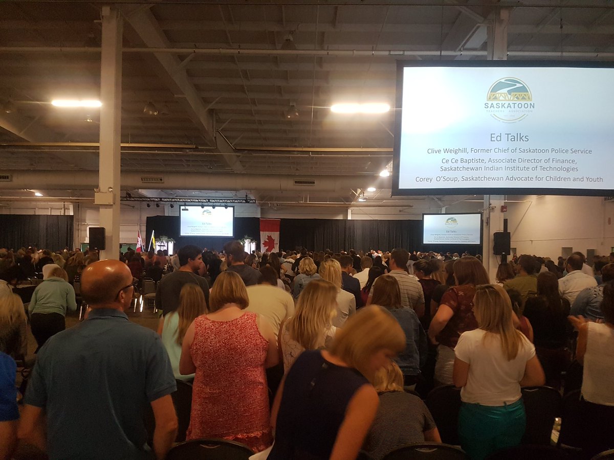 abcicollective's tweet photo. Standing ovation for @CeCeBaptiste today at the @stoonteachers convention.  Thank you for sharing your powerful stories. https://t.co/gsjcfzjp3I