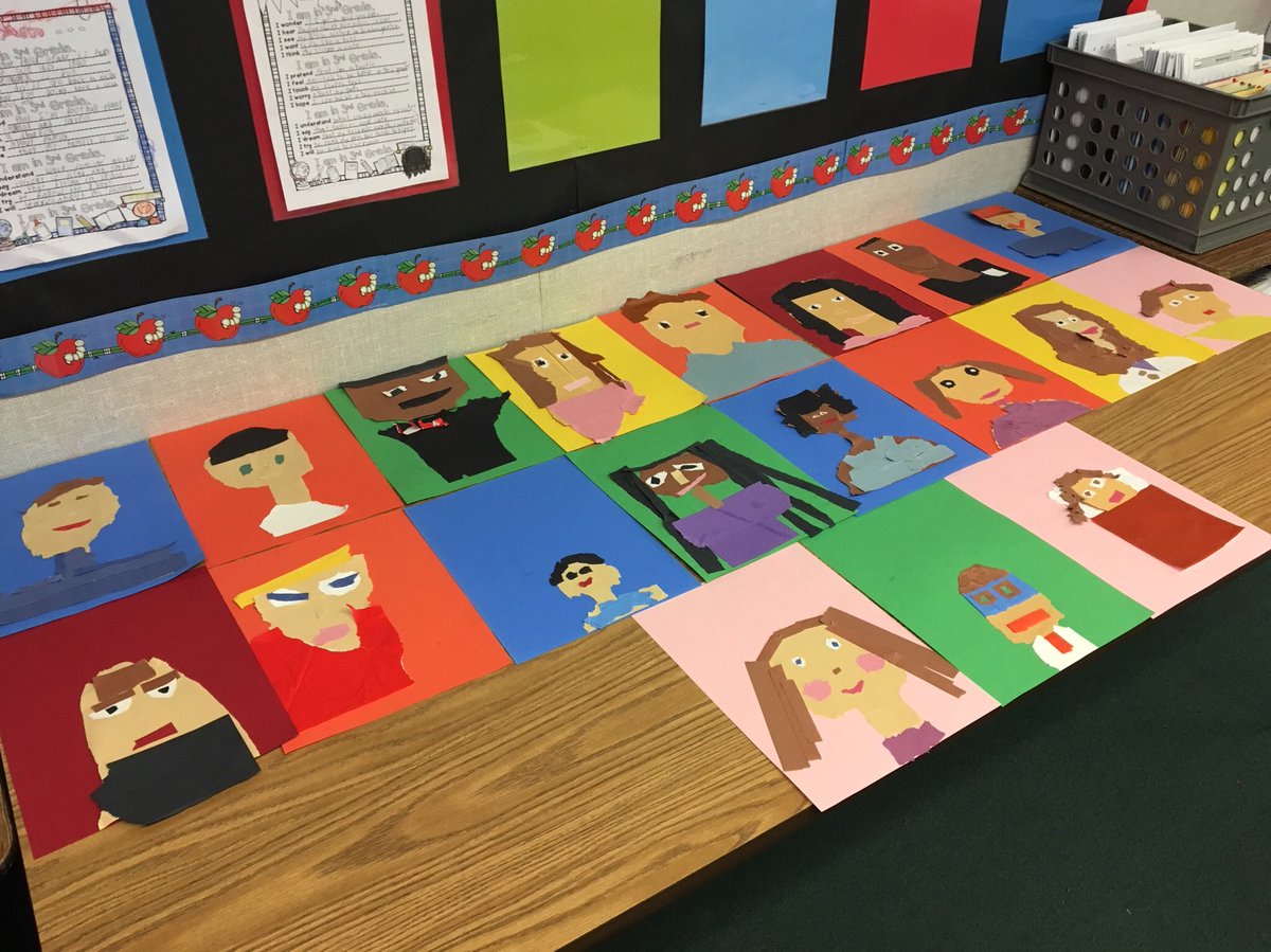 MsKumabe's tweet photo. Read โIshโ by Peter H. Reynolds and talked about how not everything has to be perfect, especially when we do art! Donโt these tear art creations look self-portrait-ish!? @IRaCoyote #CoyotesCreate #CoyotesConnect https://t.co/ScfW6n0Wjk