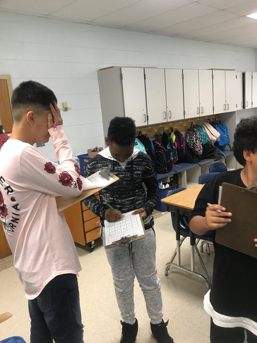 hybla6th's tweet photo. Ms. Bagley’s Class played Find Someone Who”! Getting to know each other activities. https://t.co/bt81rJF6Pw
