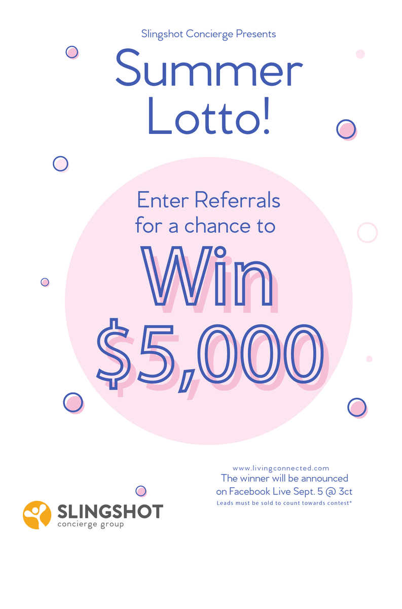 Leasing agents, we are giving away $5,000 for our August contest!! And YES you read that right, $5,000!!! Get to work on those referrals so we can bring you a GIANT check!
