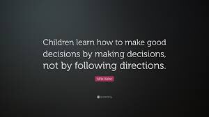 A good reminder that we are raising leaders - help them in their process instead of punishing them into submission.