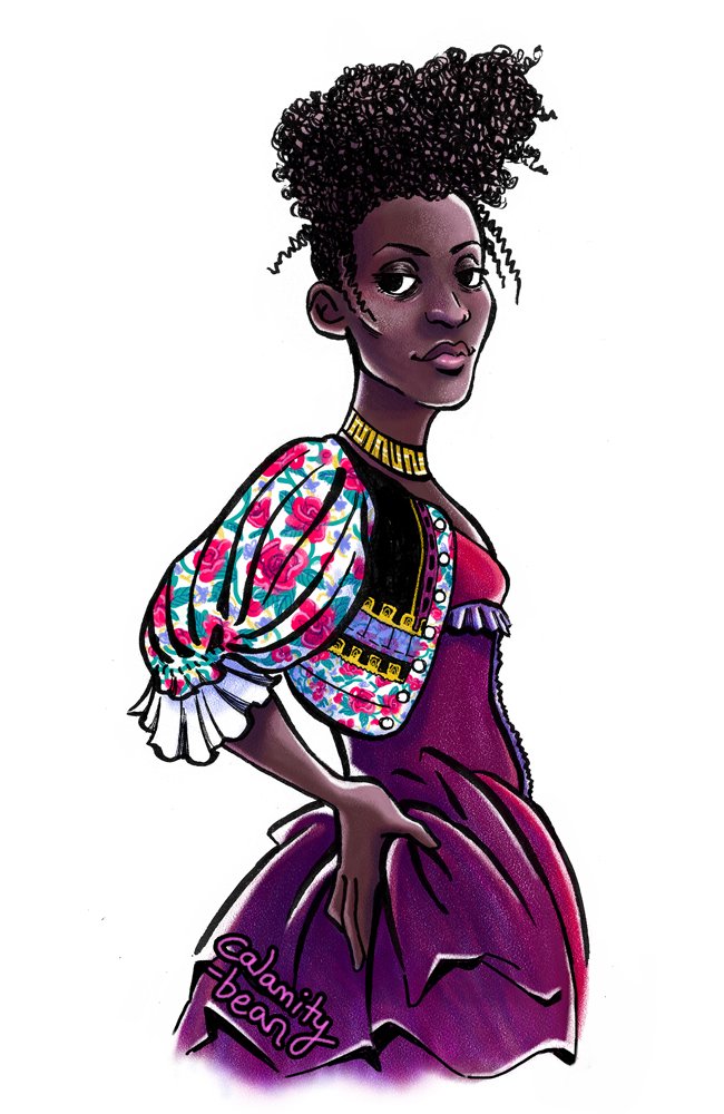 Calamity_Bean's tweet photo. My tribute to @sheila_atim's awesome #HarlotsOnHulu character, Limehouse Nell! I really enjoyed getting to know Nell this season, and I hope we see a lot more of her in season 3 😊 #RenewHarlots @hulu @harlotsonhulu https://t.co/WHkShaE73D