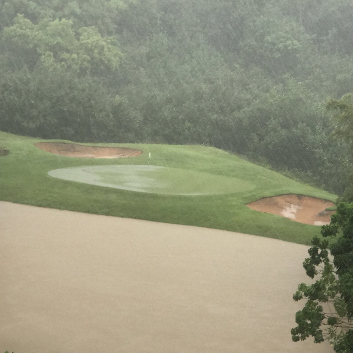 #Puakea is open! Some rain out here yesterday (3rd pic) but all in all, we escaped most of the storm. Beautiful sunrise this morning - come on out and play! <a href="/GoGolfKauai/">GoGolfKauai.com</a> <a href="/KauaiDiscovery/">KauaiVisitorsBureau</a>