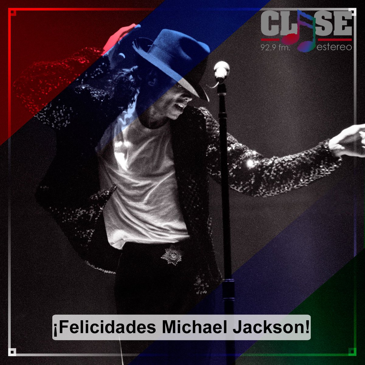 EstereoClase's tweet photo. Michael Jackson más conocido como el Rey del Pop, idolo de muchos, admirado por millones, nos dejos muchos exitos que aun seguimos disfrutando, y hoy 29 de agosoto estaria celebrabdo sus 60 años de edad. https://t.co/LmCB9sfbA5