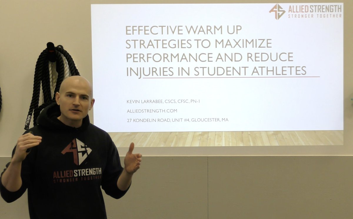 Allied_Strength's tweet image. With the Fall Season starting up for athletes I thought it would be a great time to share our in service on Effective Warm Ups to Maximize Performance and Reduce the Risk of Injuries in Student Athletes alliedstrength.com/seminar-effect…