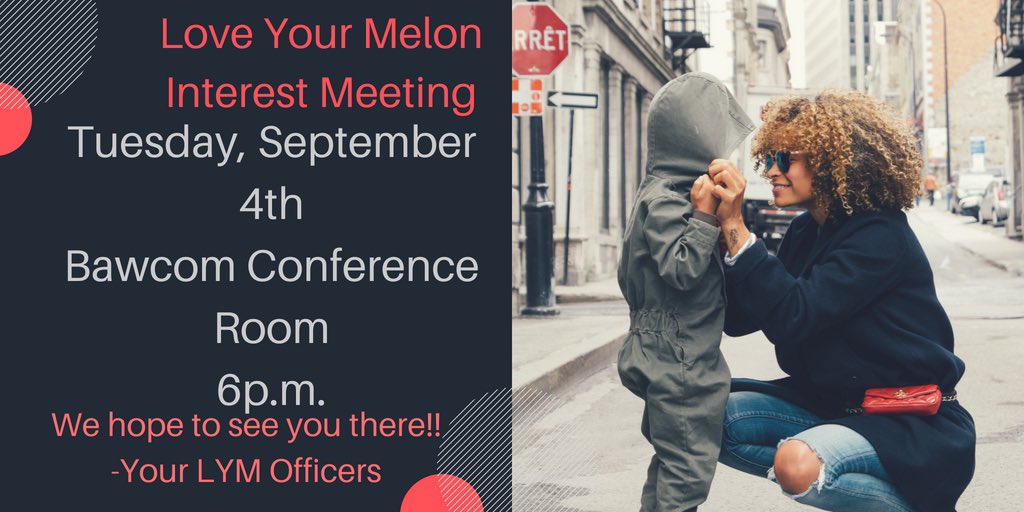 If you’re at all interested in being a part of the UMHB Love Your Melon Cru this semester, come check out what we’re all about this coming Tuesday! We hope to see you there!!🍉