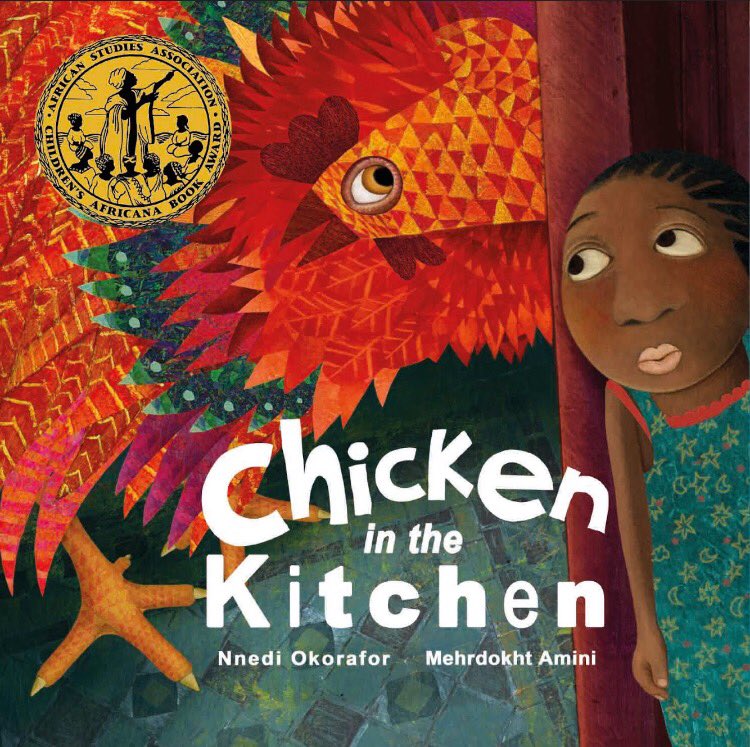 lantanapub's tweet photo. @BookSuperhero2 @DiLeed @WiderReads @AndersenPress @LetterboxLib @Nnedi @TinyOwl_Books Our book by @Nnedi &amp; #MehrdokhtAmini is CHICKEN IN THE KITCHEN, set in Nigeria, which won Best Book at the Children's Africana Book Awards ✨ We have 2 other contemporary African stories, both Honour Books at the CABA 2018. And of course our upcoming book SING TO THE MOON 😊 https://t.co/fE9fSJt5SA