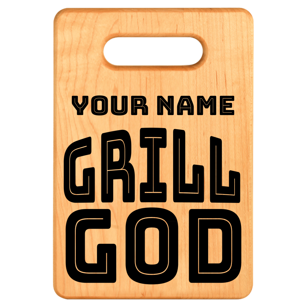 SteveAxworthy's tweet photo. CUSTOM Grill God Cutting Board! Add a name! Makes a great unique gift! #etsy CUSTOMIZE - ADD NAME Grill God Cutting Board - Maple https://t.co/nHqxchcBRg  #housewares #wood #grilling #customcuttingboard #customizedkitchen #kitchengift #bbqcuttingboard #bbq #grillgod https://t.co/J1qKCX8MMJ