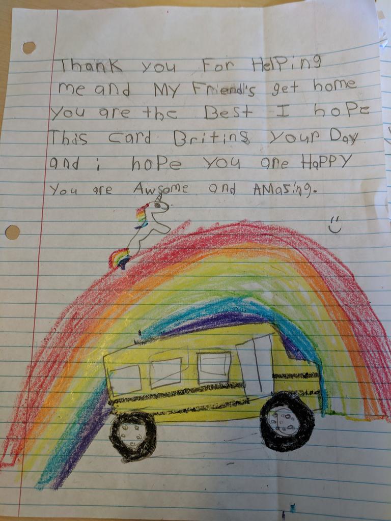 Making cards for our bus drivers! How could these not put a smile on your face? #WeAreTPS #Jardine501 #Studio5 #SmileChallenge #Topeka