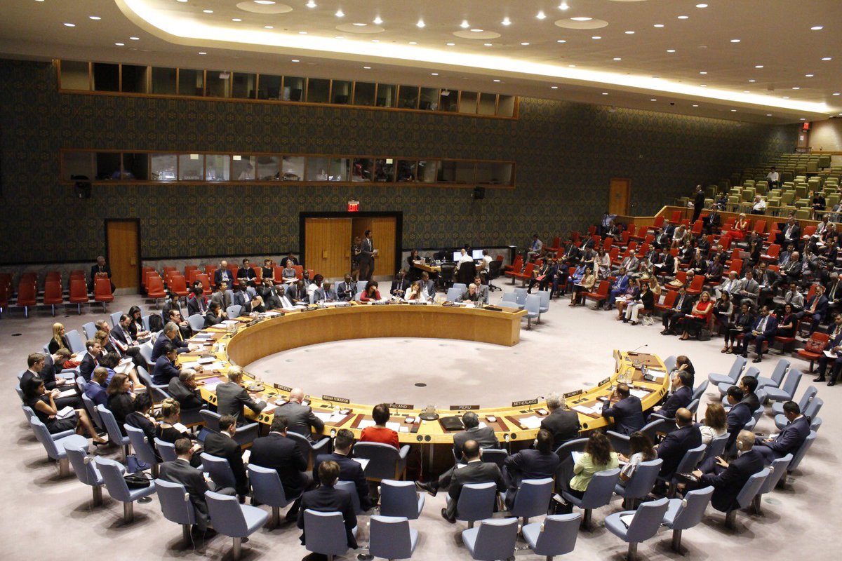 Thread: 

Today I had the privilege of addressing the UN Security Council about mediation and conflict resolution. 

I spoke about the vital role of churches and faith communities in those efforts: bit.ly/2MBxCFM #UNSC