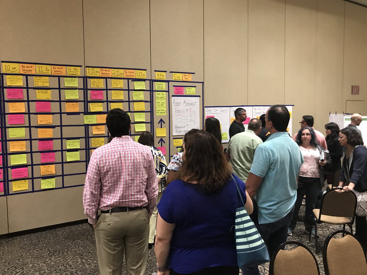 TheAgileFactor's tweet photo. #Agile #openspace continues for more afternoon learning at #agilemw2018 @AgileMidwest https://t.co/GTEr1o2Huw