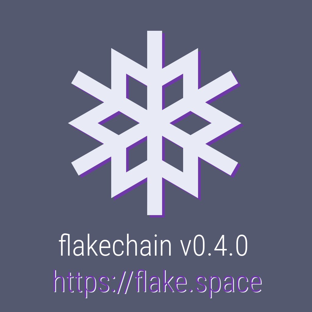 FlakeChain v0.4.0ᴬᴸᴾᴴᴬ with upstream updates and recent bug fixes soon. CI integrations are coming... github.com/flakechain/fla…