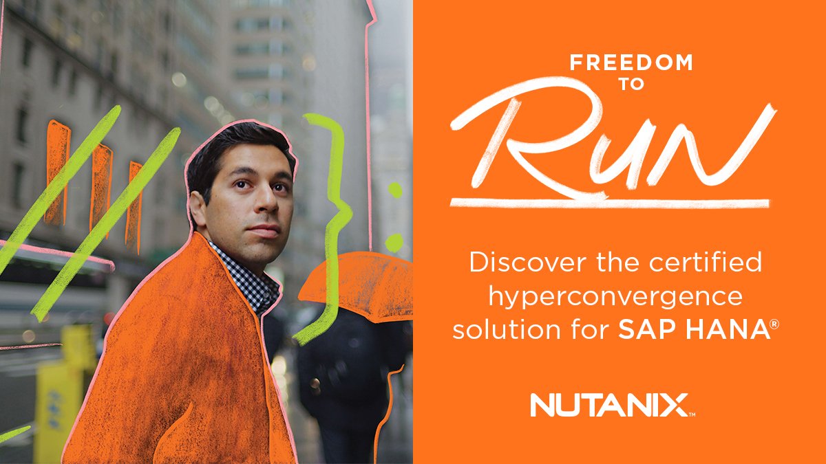We are excited to share that the #Nutanix Enterprise Cloud OS has been certified as a hyperconvergence-based solution for production <a href="/SAP/">SAP</a> environments. bit.ly/2MZa64H #SAP #HANA #SAPHANA #SAPonNutanix <a href="/SAPinMemory/">SAP Business Technology Platform</a>