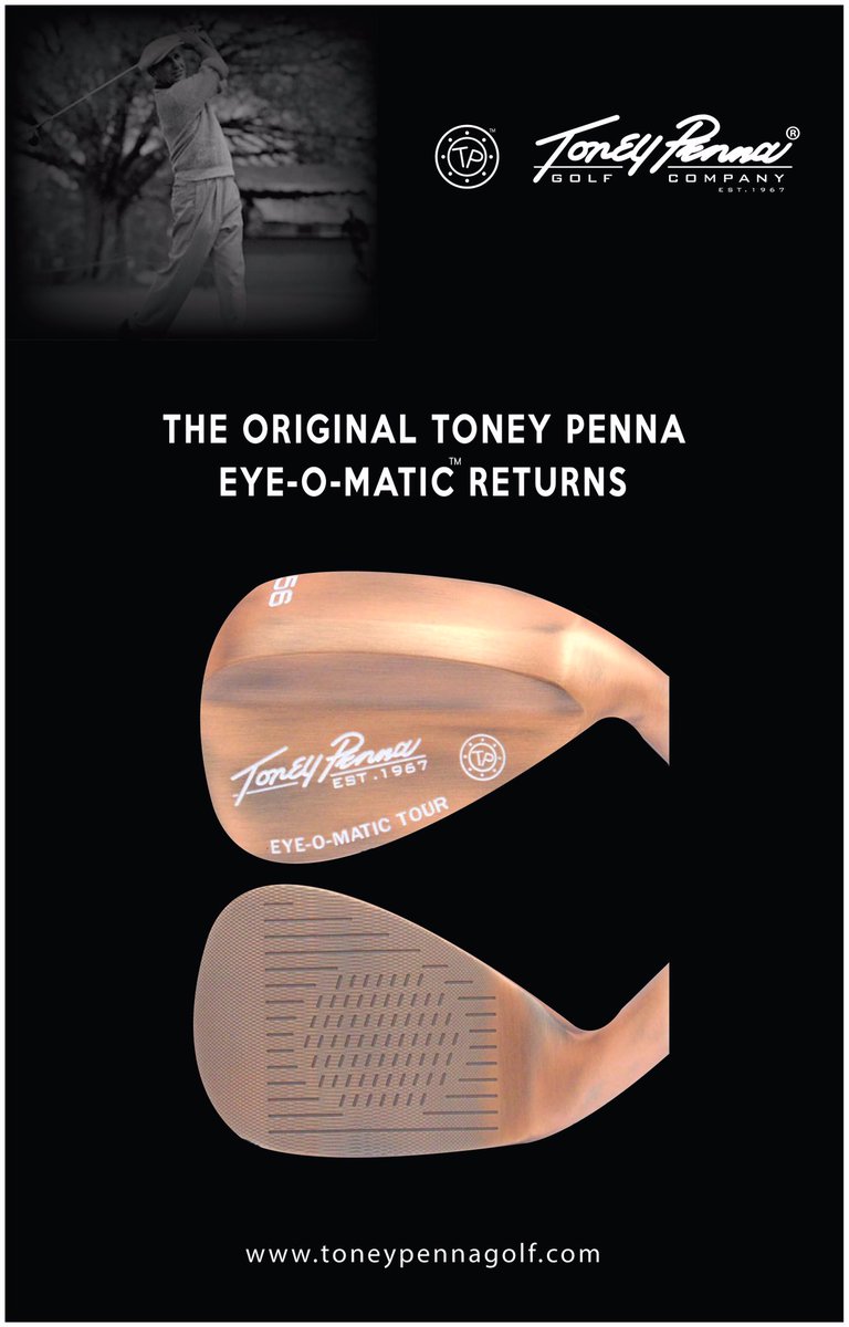 ToneyPennagolf's tweet image. The Toney Penna Designed EYE-O-MATIC returns. Copper Forged CNC Milled Limited Edition 09/2018 @GolfWRX @HackersParadise @GlobalGolfPost