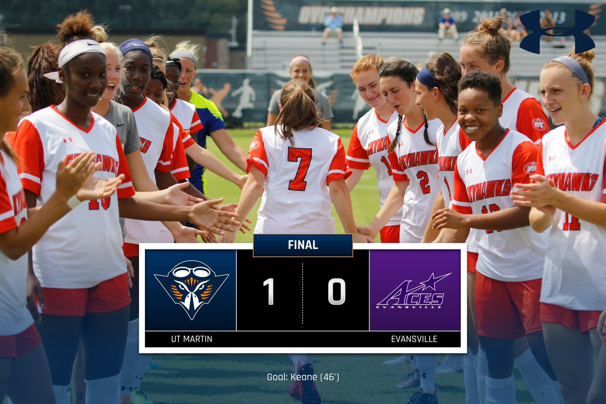 SOC FINAL: The Skyhawks (3-1) are off to their best 4-match start to a season since 2014 as they defeat Evansville by a 1-0 margin!