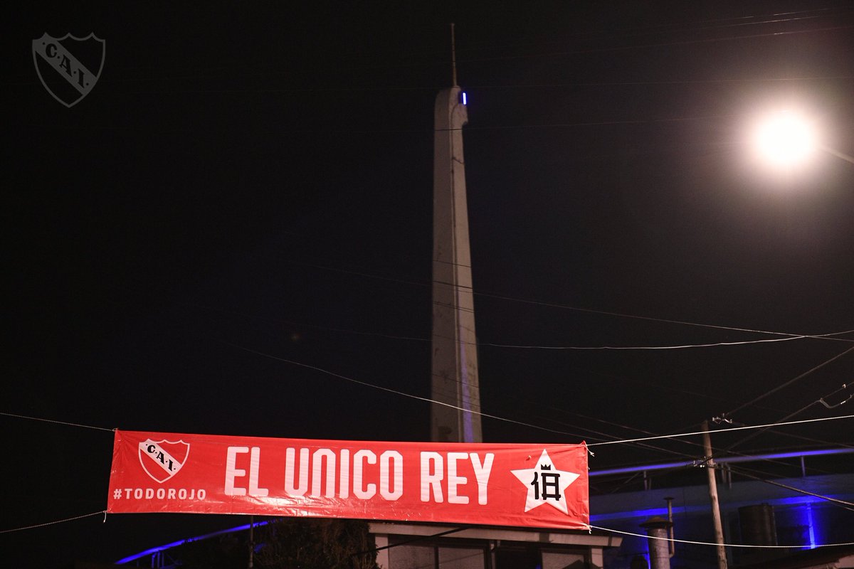 ¡Y se llamará por siempre #Independiente! #ElÚnicoRey #VamosPorLa8va #TodoRojo 🔴