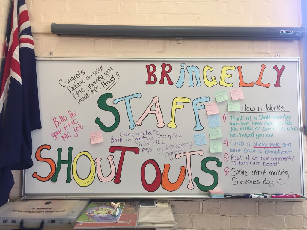 Making changes to staff morale. #thankful #greatstaff