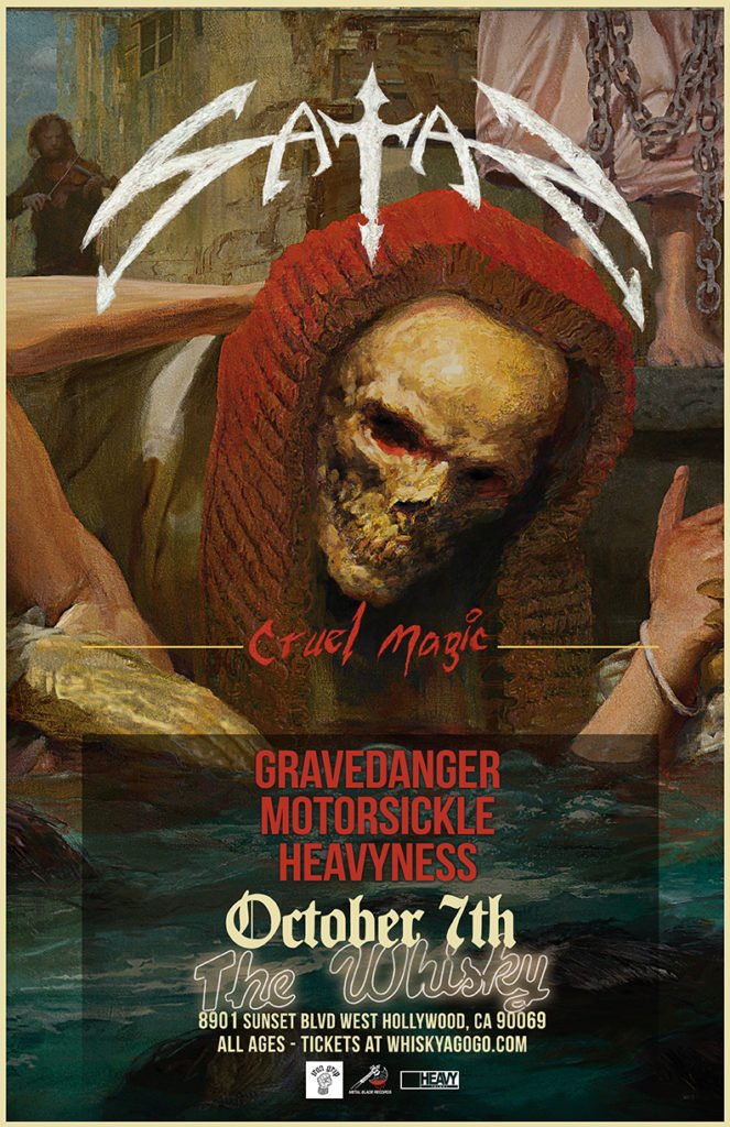 HEAVY METAL BAND <a href="/SatanUK/">SATAN (Band)</a> PERFORMS ON OCTOBER 7TH!!  ticketweb.com/event/satan-wh… #SATAN #NWOBHM