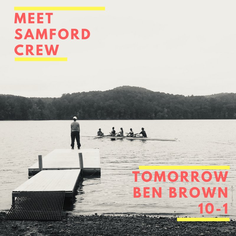 SamfordCrew's tweet image. Samford students: Come stop by our table in Ben Brown tomorrow from 10-1! @SamfordLead