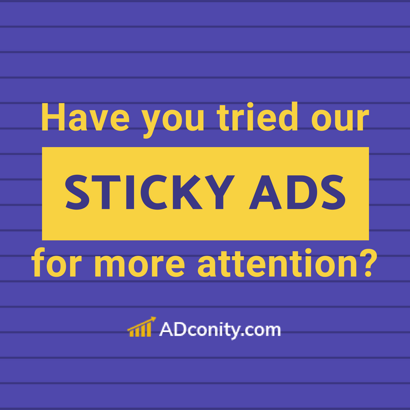 ADconity_com's tweet photo. Have you tried our sticky ads for more attention? Great feature for our publishers. https://t.co/yGBzwg5gP0 #bitcoincash #crypto  #instacryptocurrency #altcoin
#cryptocurrency #cryptocurrencymarket https://t.co/hsLUe7xbyI