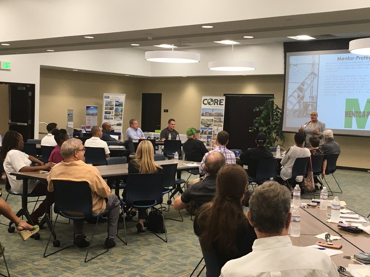 HCPSoperations's tweet photo. “Meet the Primes” informational meeting for subcontractors to learn more about the new high school “TTT” opening in August 2020 #synergypartners #grow #WeBuildTogether @HillsboroughSch https://t.co/TrkuYinc6C
