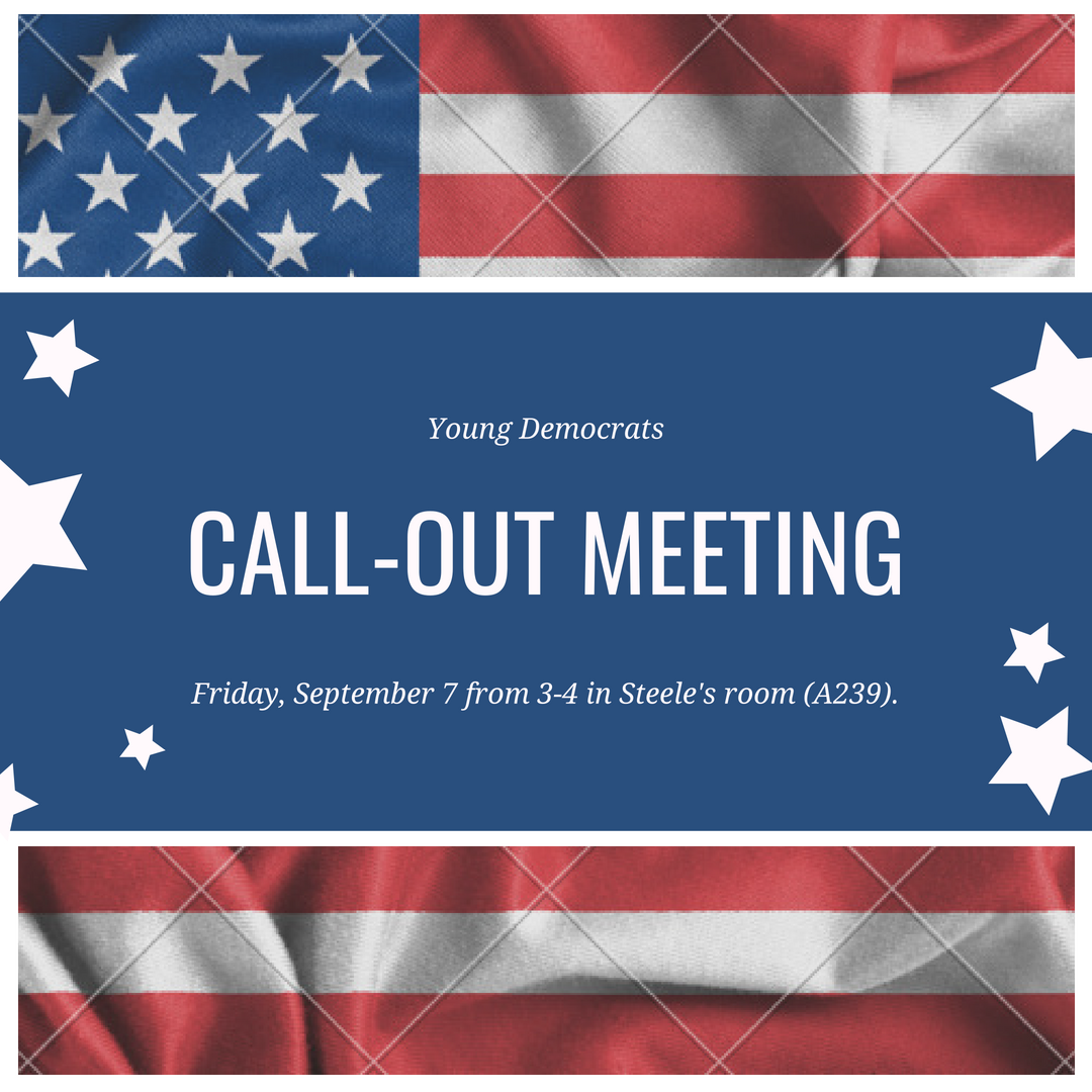 Come see what Young Dems is all about and get info on upcoming canvasses and voter registration initiatives! Bring a device with which you can access the internet and your political awareness! There will be food. 🐴🇺🇸