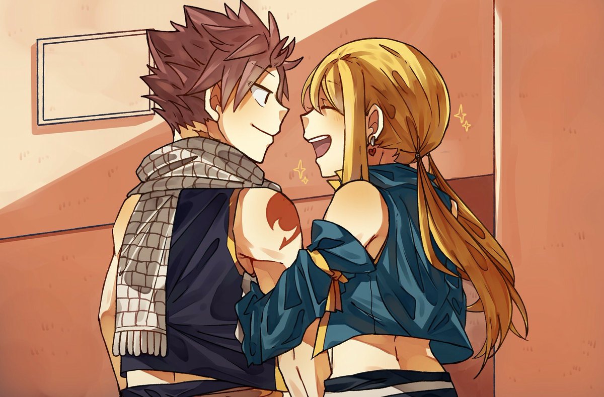 "The way she laughs" #FairyTail #NaLu.